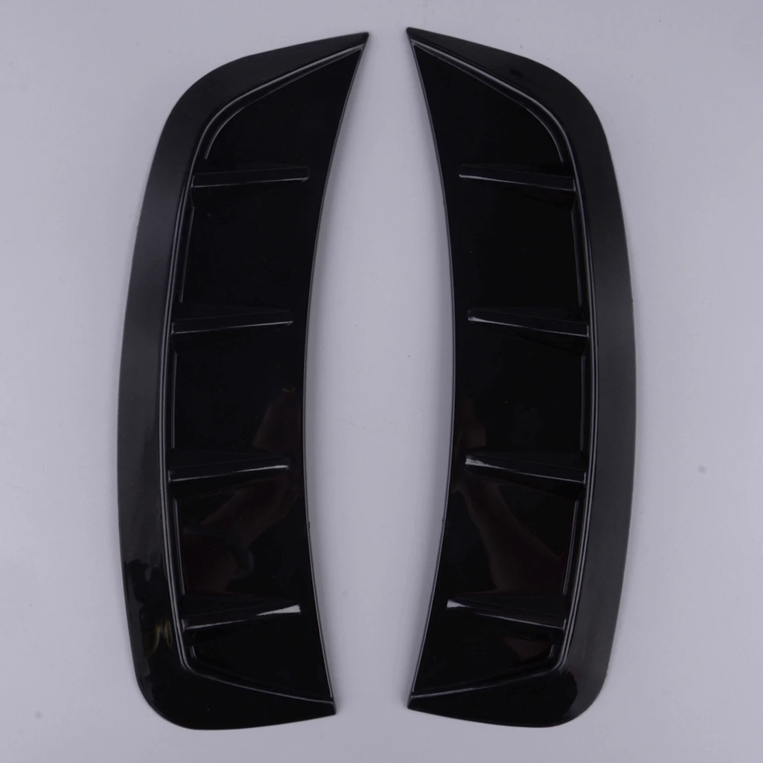 

1 Pair Glossy Black ABS Wheel Arch Eyebrow Sticker Protector Strip Side Fender Trim Cover Fit for all Car