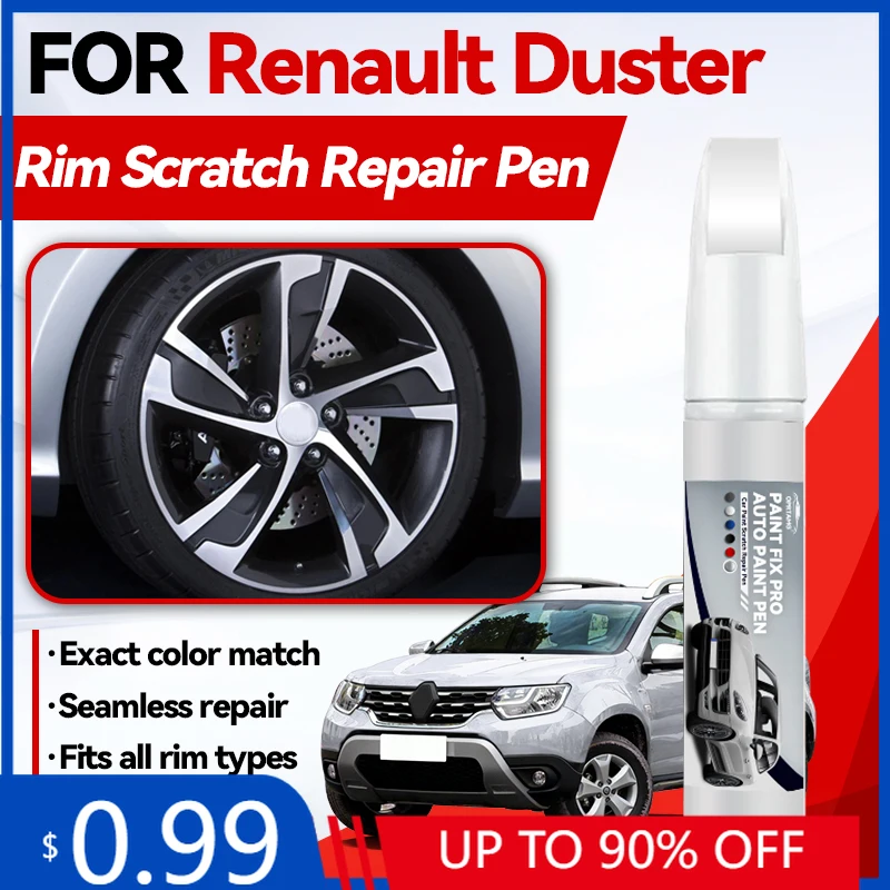 

Карандаш-краска для ремонта колесных дисков, эксклюзивный маркер для ремонта автомобильной краски, аксессуар для устранения царапин на Renault Duster 2010-2025 годов