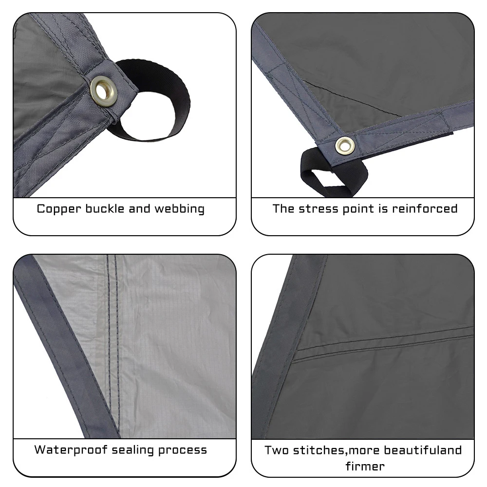 5.1X5.1M Groot Zeil Tent Achthoek Zonnescherm Luifel 5X5 Buiten Camping Luifel Extra Groot Voor 12 Personen Monster Tent Shelter