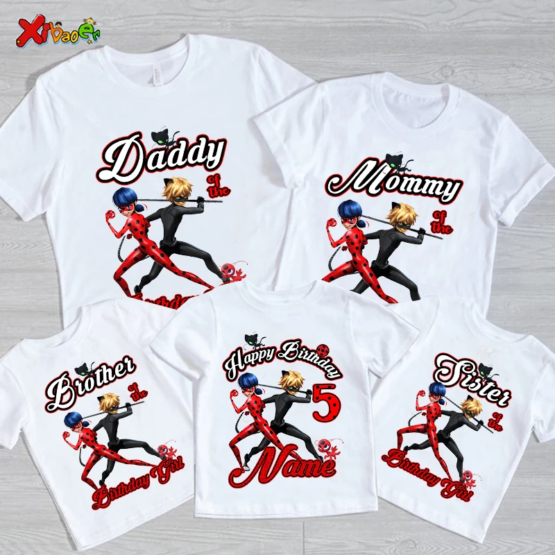 

Футболки на день рождения для всей семьи, одинаковые наряды, футболки на день рождения для девочек, футболки на день рождения, искусственная одежда, наряды для мальчиков с персонализированным именем