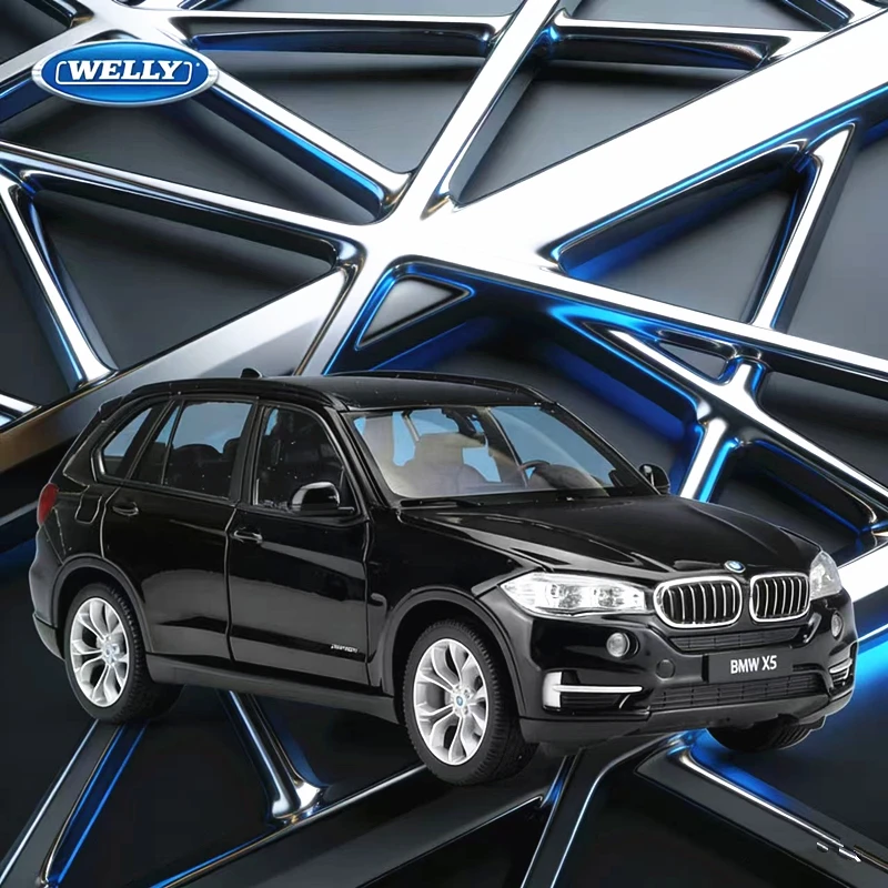 

WELLY 1:24 BMW X5 SUV Alloy Car Model Diecast Metal Toy Off-road Vehicles Collection High Simulation Children Toy Birthday Gift