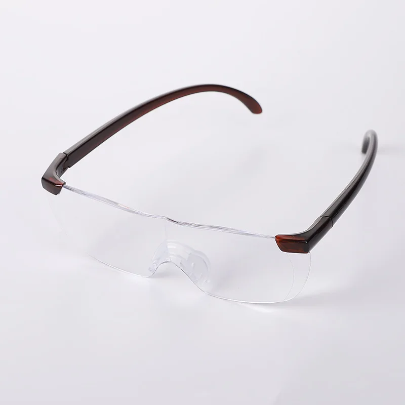 Glasses Type 1.6X High-Definition Magnifying Glass 250-Degree Reading Glasses for Optical Lenses Myopia and Reading