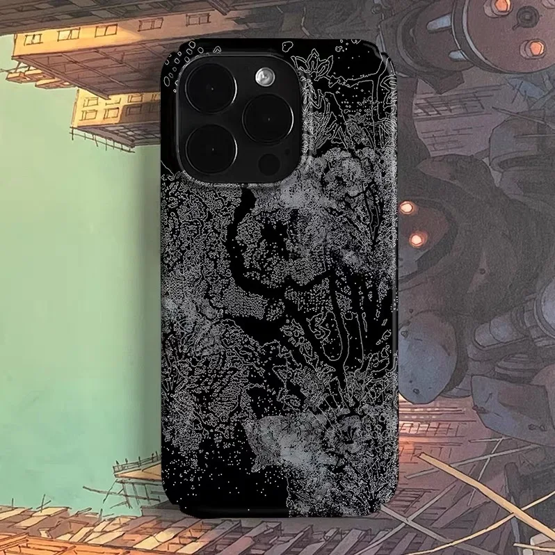 

Black Retro Secret Realm Phone Case for IPHONE 17 Air 16E 15 PROMAX 14 Plus 13 12 MINI 11 PRO 16Plus XR XS Acrylic Phone Cover