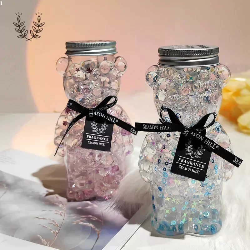 Cartoon Station Bear Crystal Fragrance Beads Aromatherapy Beads Fireless Aromatherapy Decorations Home Indoor Wardrobe Expander