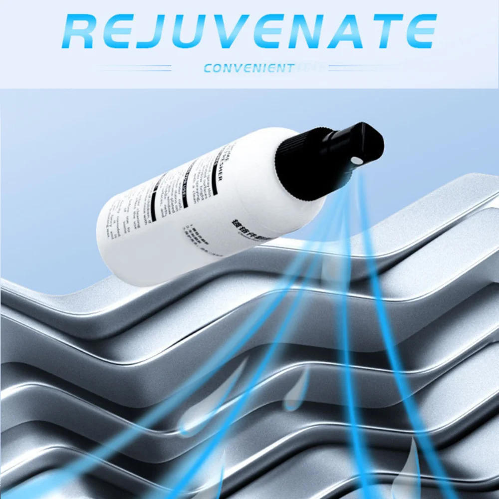 120ml Chrome Plate Refreshing Agent Car Logo Rust Removal Spray Cleaner For Chrome Refurbishment Car Care Cleaning Tool