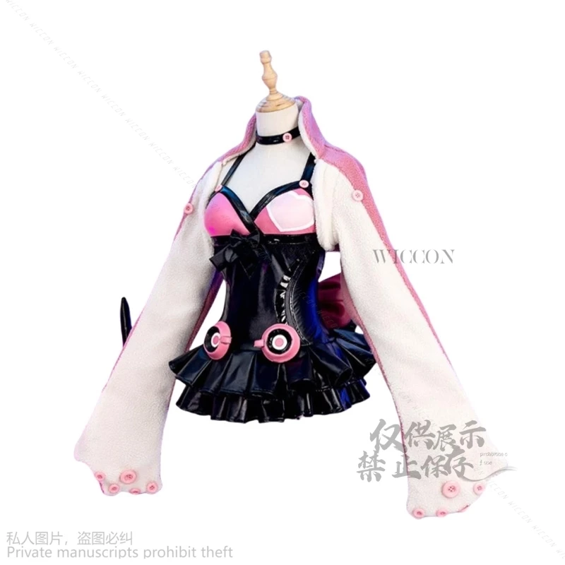 Anime Game Tekken Cosplay Lucky Chloe Neko Furry Jumpsuit Lolita Sexy Costume For Adult Women Girls Props Halloween Party Suit