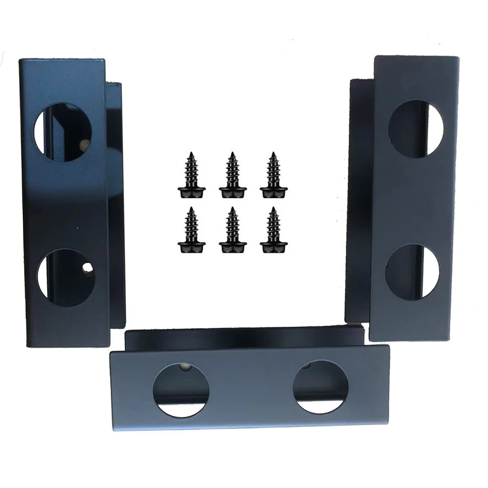 Reinforced Metal Bracket System for Under-Desk and Wall Installation Compatible with For Laptops Tablets Routers
