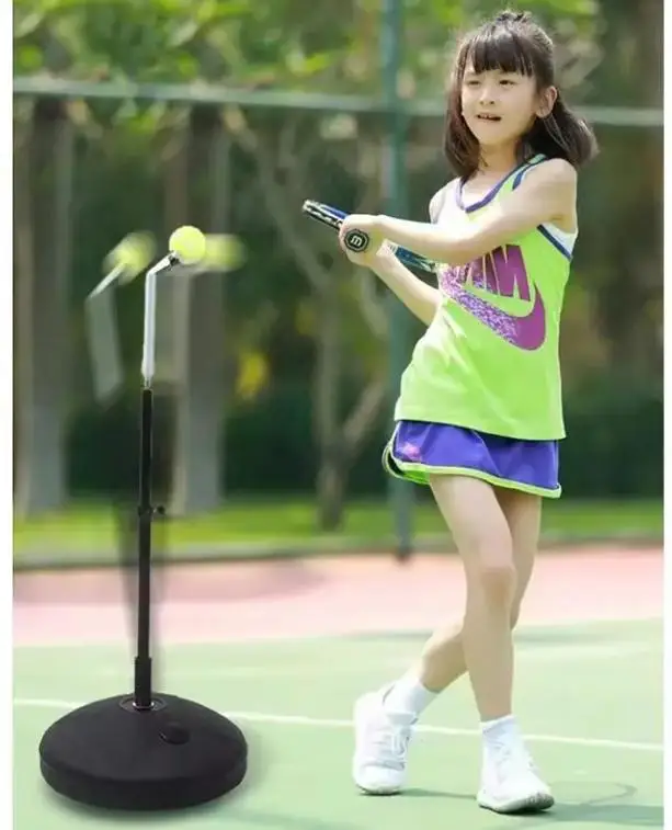 Indoor Outdoor Tennis Trainer Tennis Swing Fixed Exerciser Lift Simulator
