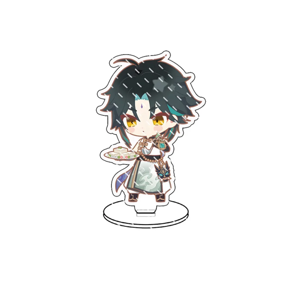 Hot Anime Genshin Acrylic Stand Model Furina Figure Cosplay Plate Holder Topper Birthday Fans Christmas Desk Decor Plate Gift