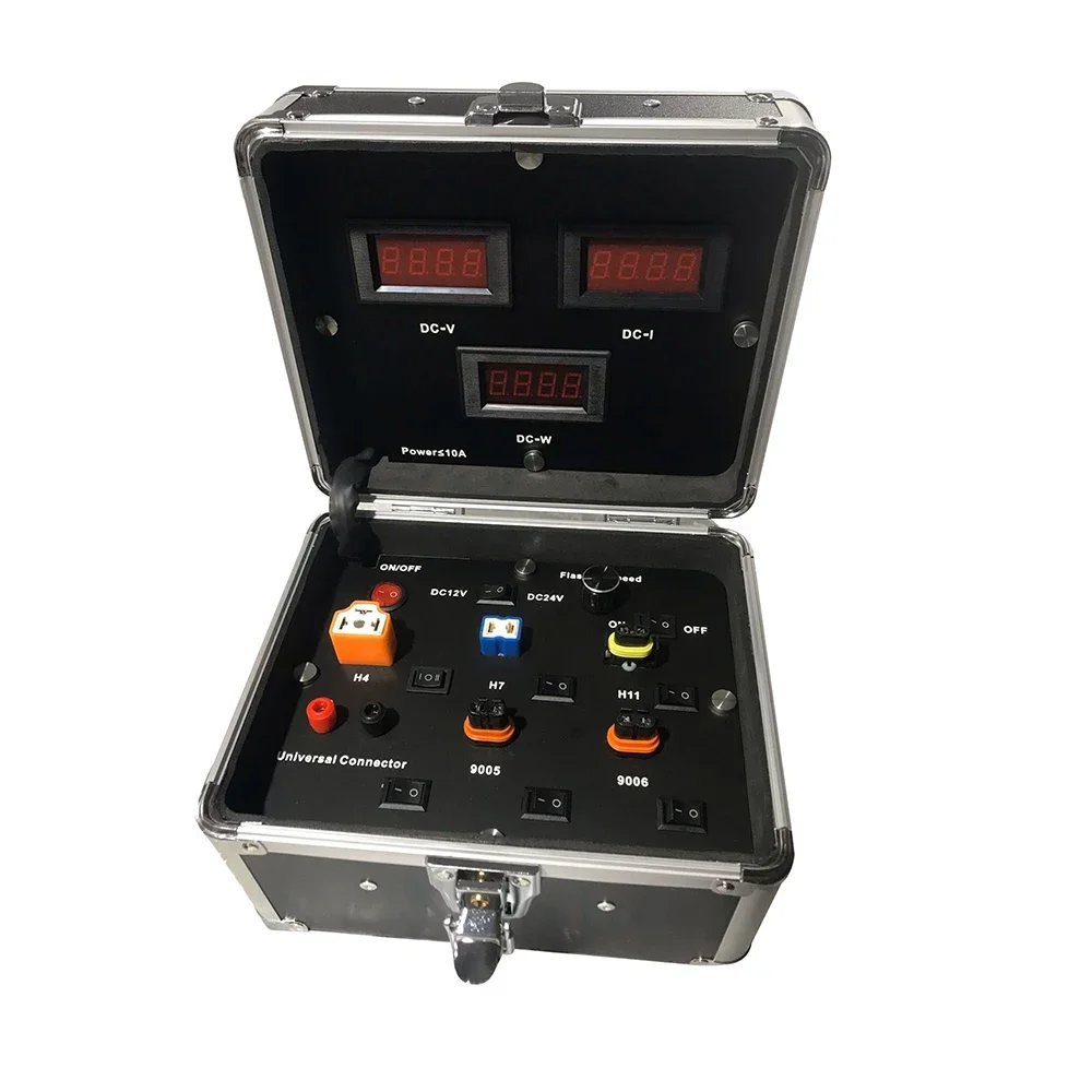 

Small Auto LED Headlight Display H4 H7 H11 9005 9006 Automotive Test Light Digital LED Circuit Tester