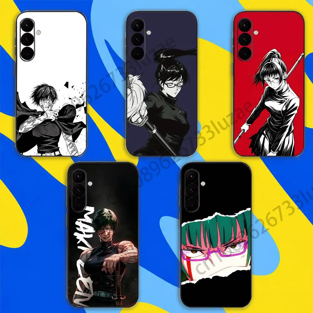M-Maki ZeninS  For Samsung Galaxy A04E A14 A34 A54 5G Cover Shockproof Liquid Silicone Cover