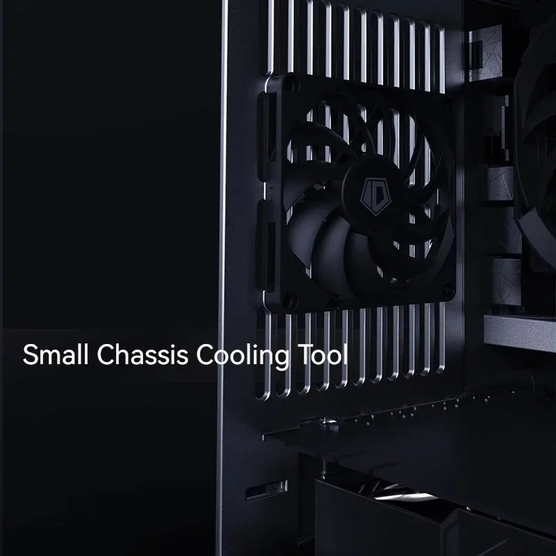 ID-COOLING NO-8010-PWM Case Fan 80mm 4Pin PWM Ultra-Thin CPU Cooling Fan 800-3000RPM Hydraulic Bearing PC Computer Ventilator