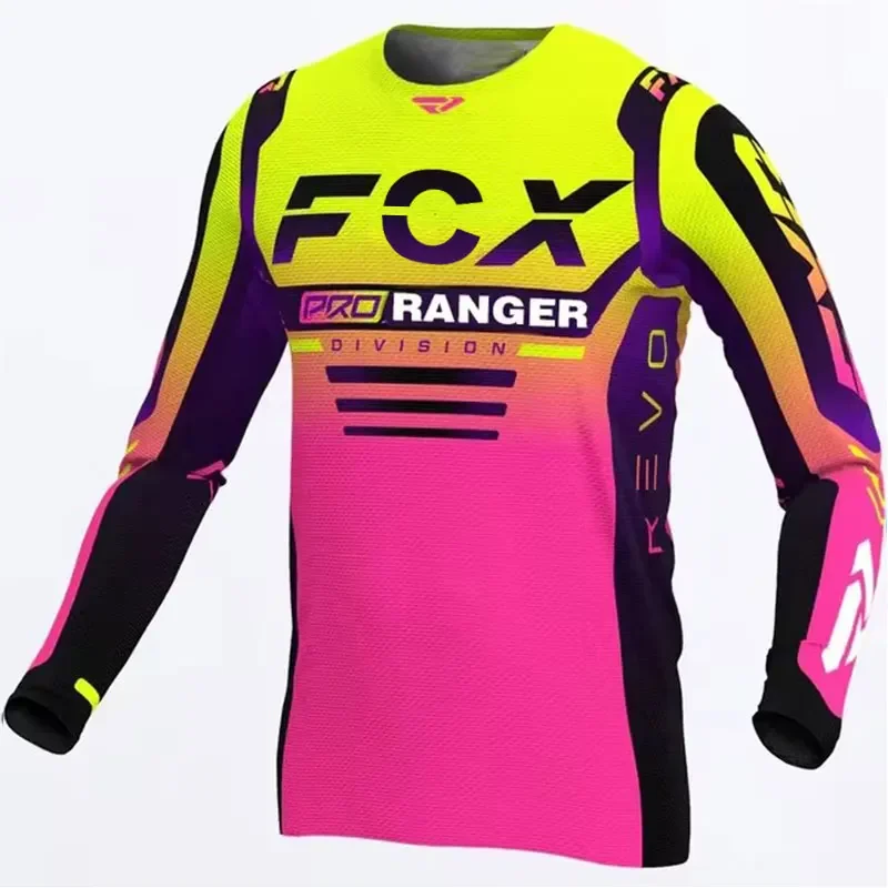 Motocross Mountain Enduro Bike Clothing Bicycle Moto Downhill T-shirt rangerFox Women Men Cycling Jersey MTB Shirts BMX