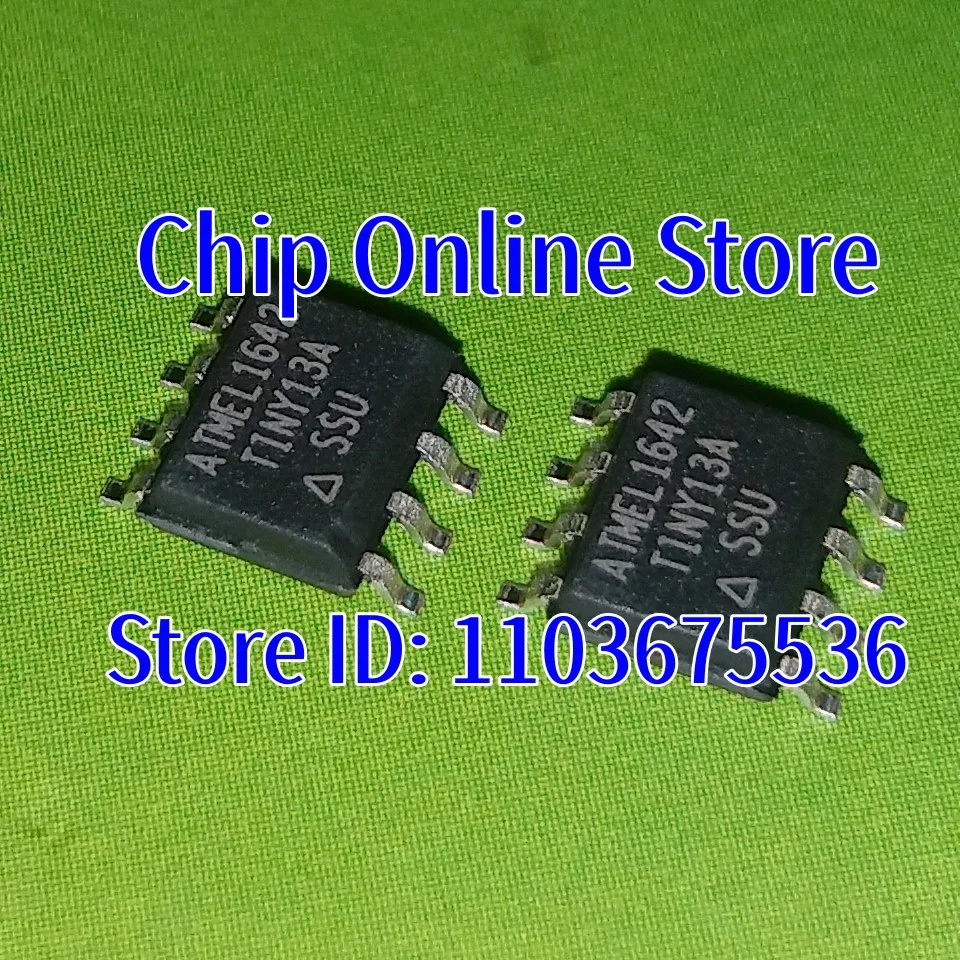 5~50pcs  ATTINY13A-SSU  ATTINY13A-SSUR  ATTINY13A  SOIC8  New Original  8 Bit Microcontroller MCU