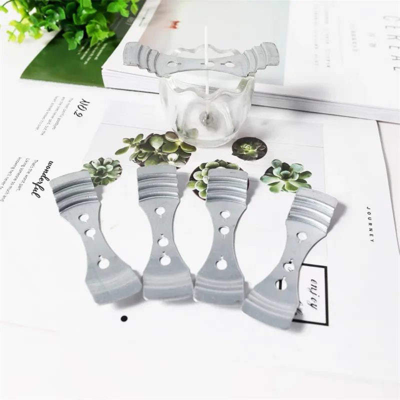 10/20Pcs Metal Candle Wicks Holder Centering Device DIY Candle Making Kit Melt Core Auxiliary Tool Wick Fixer Securing clip