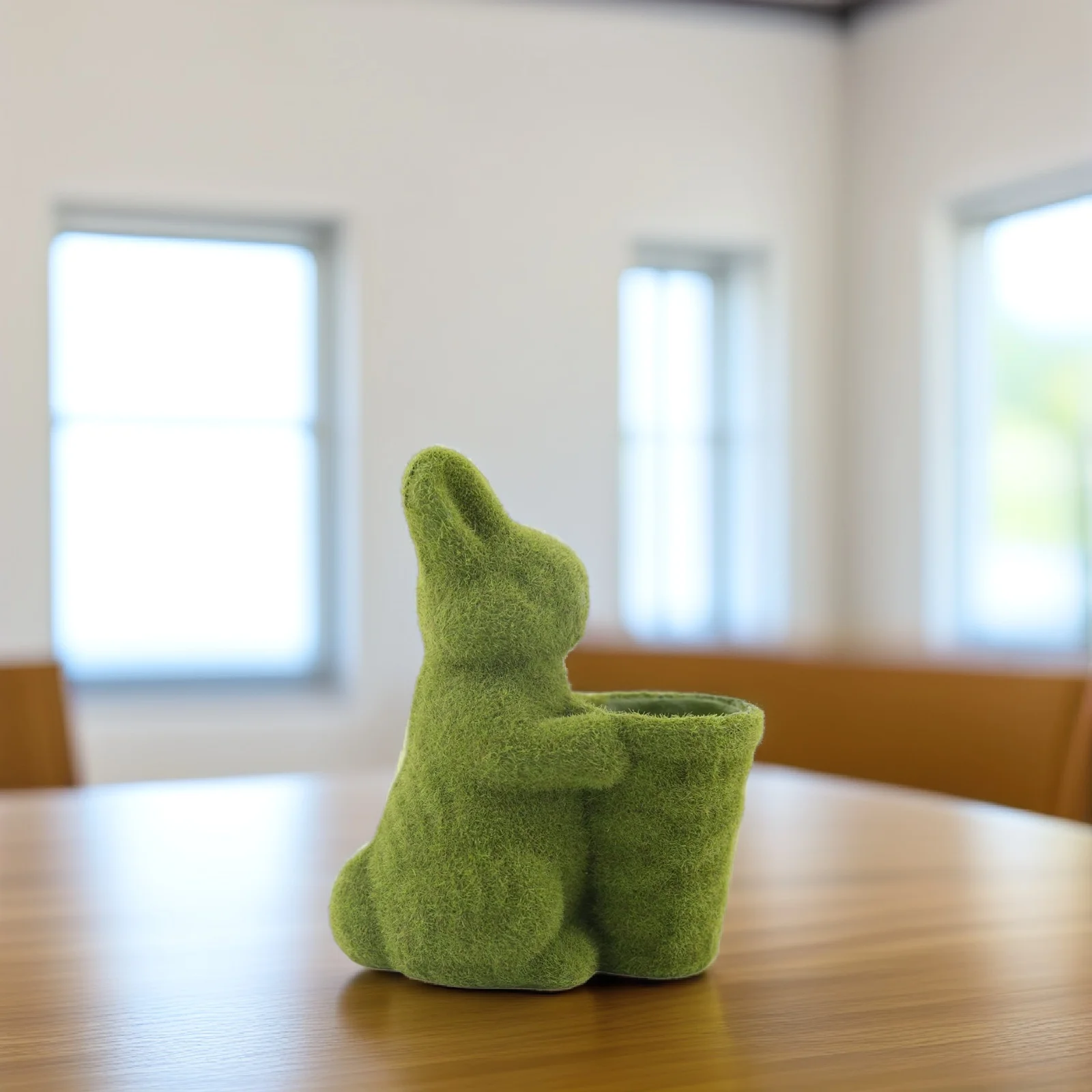 

Resin Rabbit Flower Pot Decorative Planter Lovely Design Suitable Home Office Wedding Party Easter nament Use