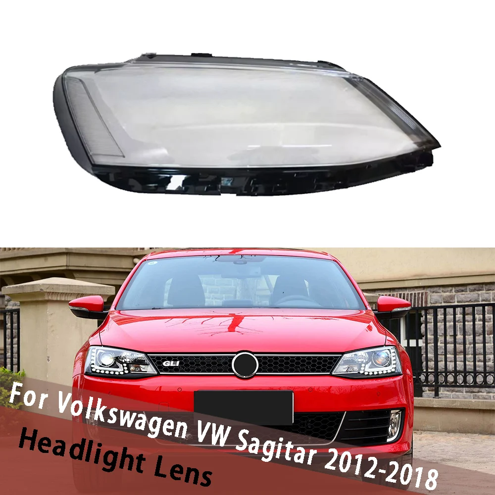 

For Volkswagen VW Sagitar 2012-2018 (STANDARD) Headlamps Lamp Shade Headlight Shell Cover Plexiglass Replace Original Lampshade