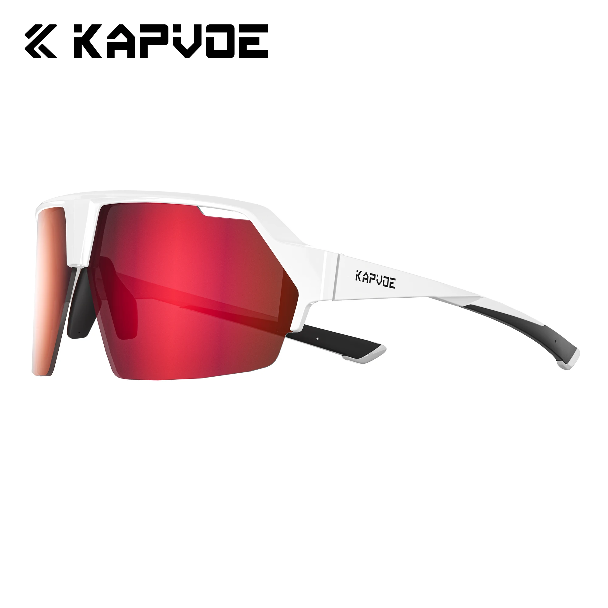 

Kapvoe Polarized Cycling Sunglasses Men's Glasses Sport Cycling Goggle MTB Tactical Bicycle Scooter Bike Accessories Golf Lenses