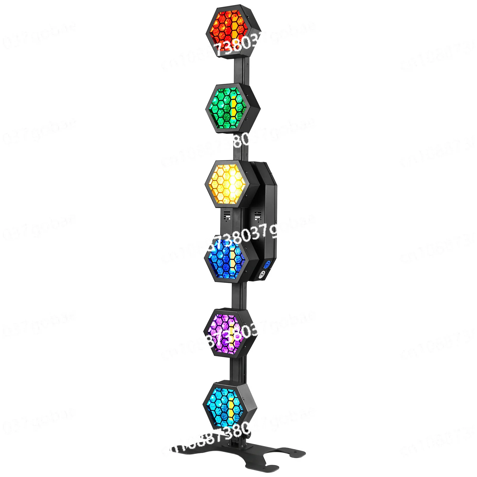 

6 vertical retro lights, flash lights, bar background stage , ambient dyeing LED surface lights, pixel