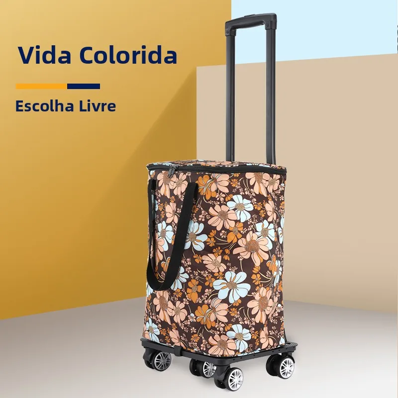 durable-portable-shopping-cart-small-pulling-car-home-use-vegetable-buying-bag-cargo-transport-wagon-foldable-carbon-steel