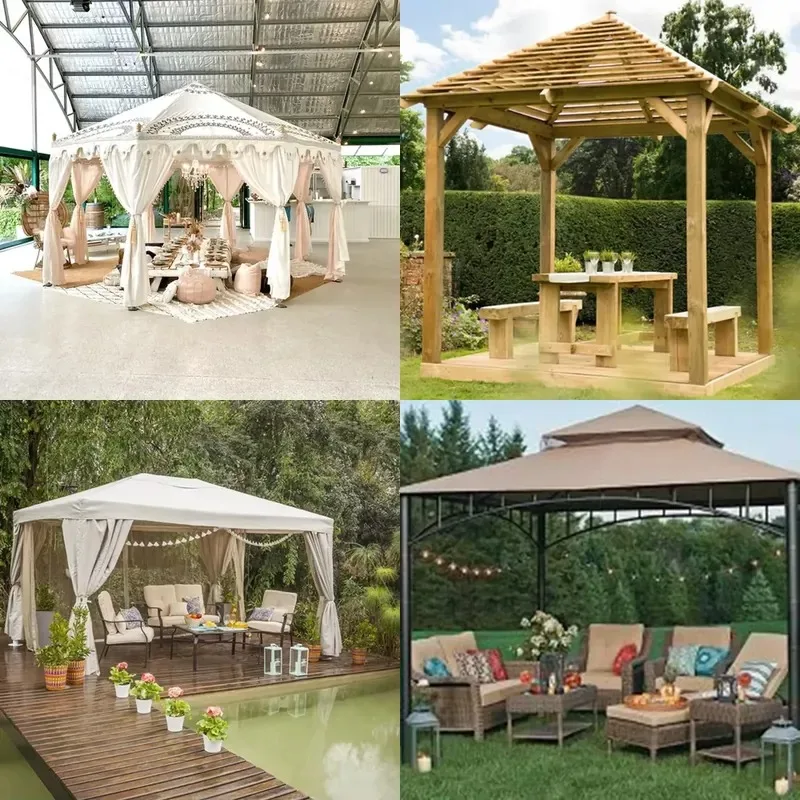 for Modern Waterproof Electric Custom Bio-climate Pergola Canopy Outdoor Garden Pavilion Balcony Camping