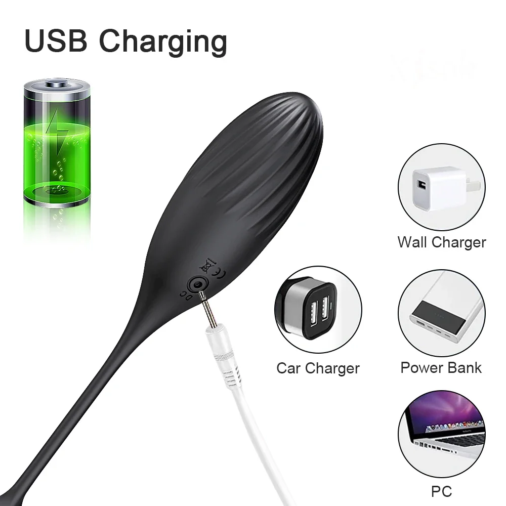 Wireless Remote Control Vibrating Prostate Massager Anal Butt Plug Cock Ring Multifunctional Personal Wellness Toy for Adult Gay view 3