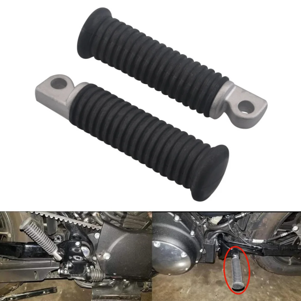 

Motorcycle Rear Passenger Foot Pegs Footrest Pedal For Harley Davidson Sportster 883 1200 Iron 48 72 SuperLow 2004-2013