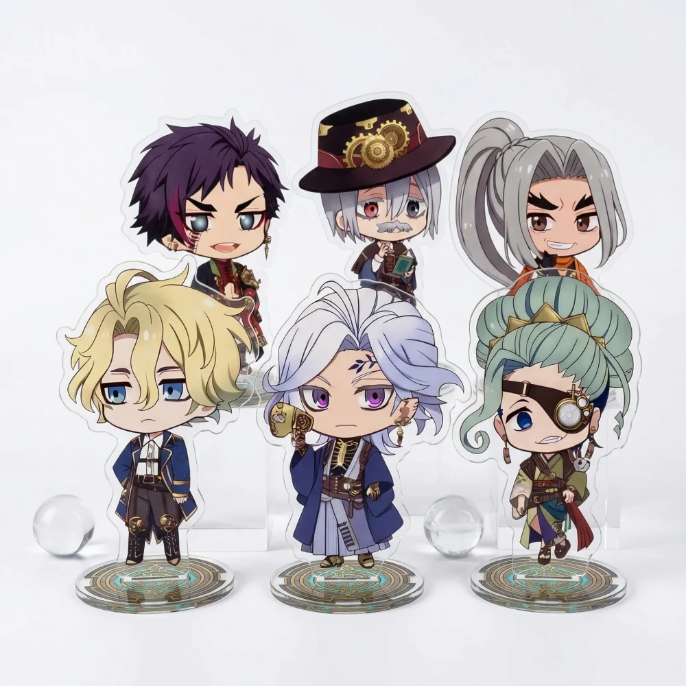 Anime Record of Ragnarok 10cm Acrylic Stand Keychain Shuumatsu no Valkyrie Adam Buddha Qin Shi Huang Jack Hades Keyring Key Figu