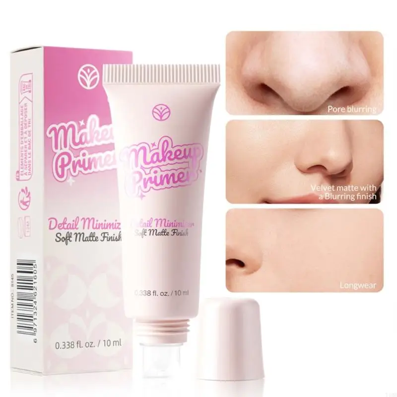 Moisturising Face Primer Gel for Smooths the Skin and Makeup Hold Daily Use 10ml T4MB