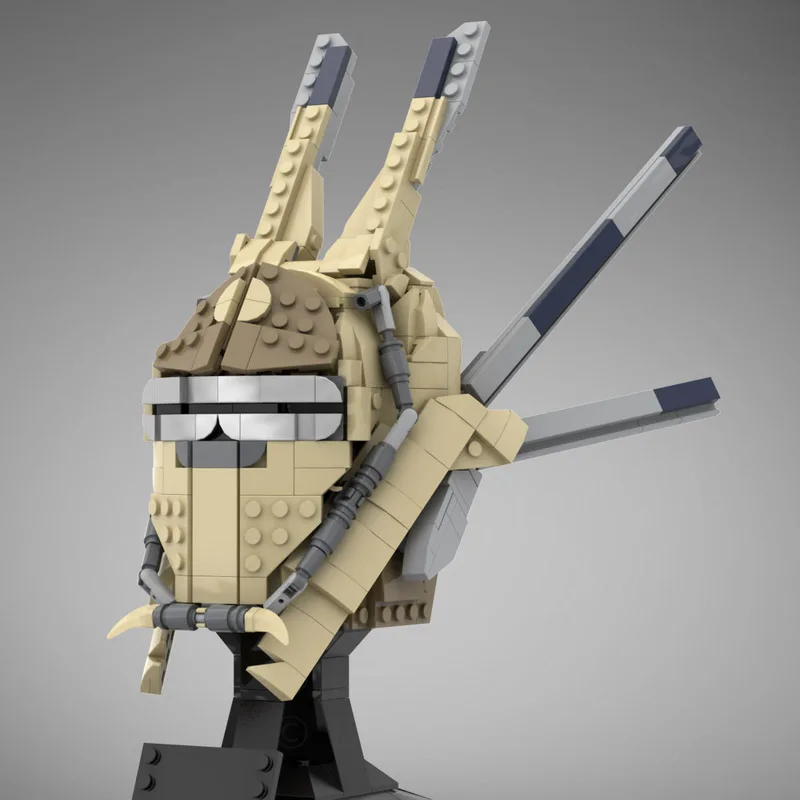 

MOC строительная игрушка космическая война модель шлема дисплей предмет креативная сборка игрушечный набор - идеальный подарок для любого энтузиаста