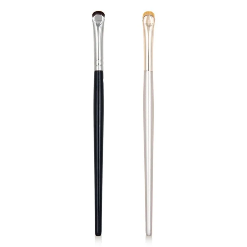2/1 stks Gebogen Eyeliner Make-up Kwasten Oogmake-up Smudge Tools Precisie Zachte Oogschaduw Borstel Scherpe Dunne Kleine Oog Cosmetische Gereedschappen