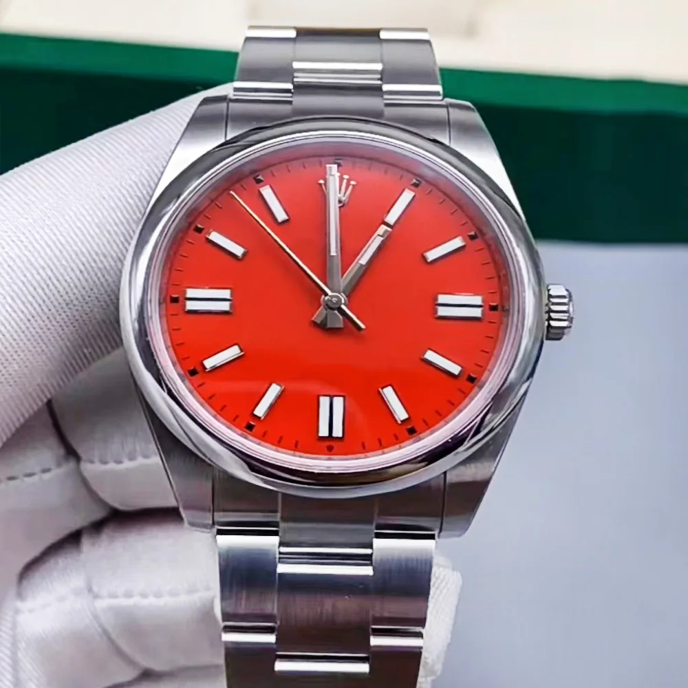 ساعة عمل رجالية فاخرة كلاسيكية جديدة محدودة لعام 2025 ساعة ميكانيكية أوتوماتيكية بالكامل بحزام فولاذي ساعة رجالية عصرية