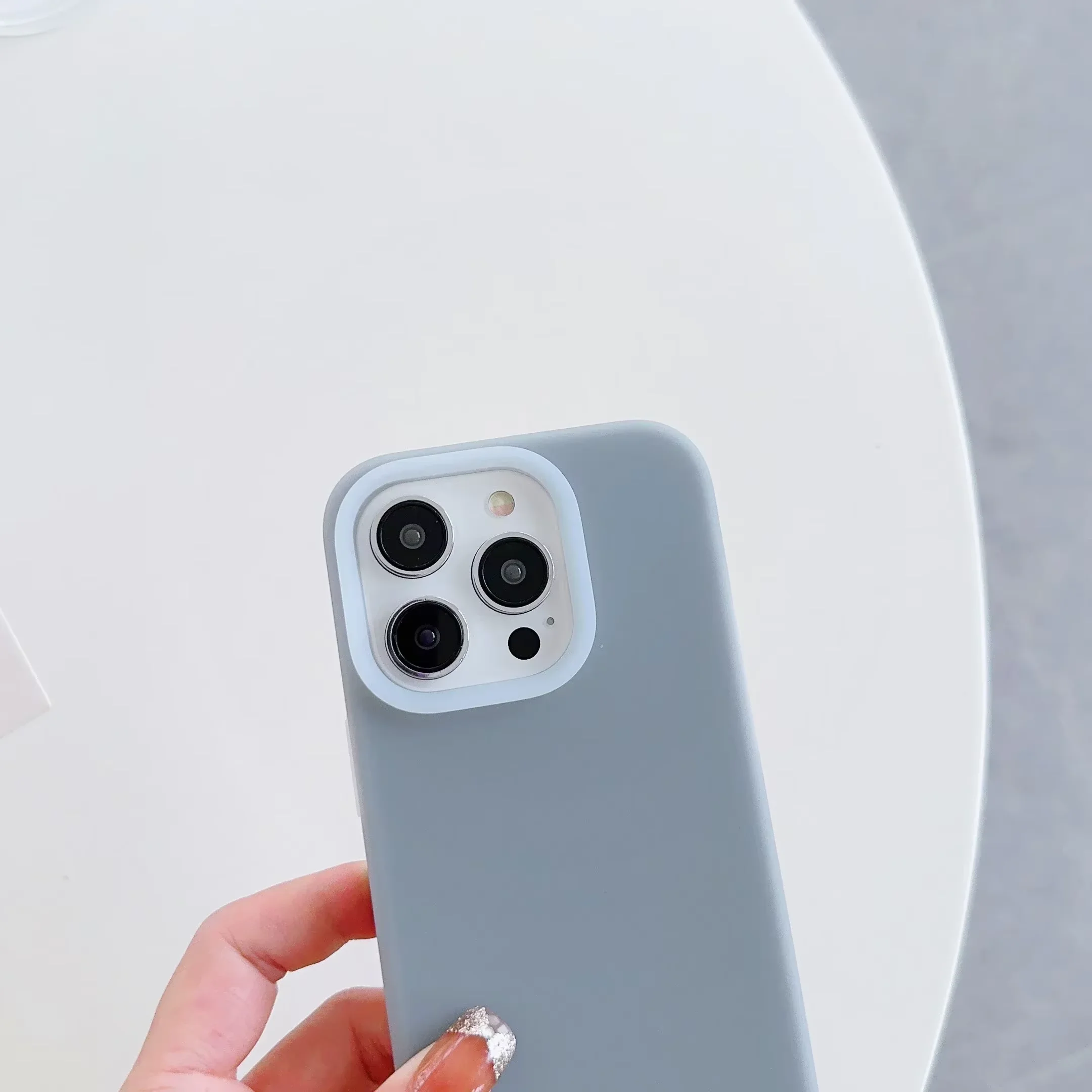 For iPhone 16 15 14 13 Pro Max Case Luxury Liquid Jelly Silicone Phone Case for iPhone 11 12 Pro Max 14 15 Plus Protection Cover image 4