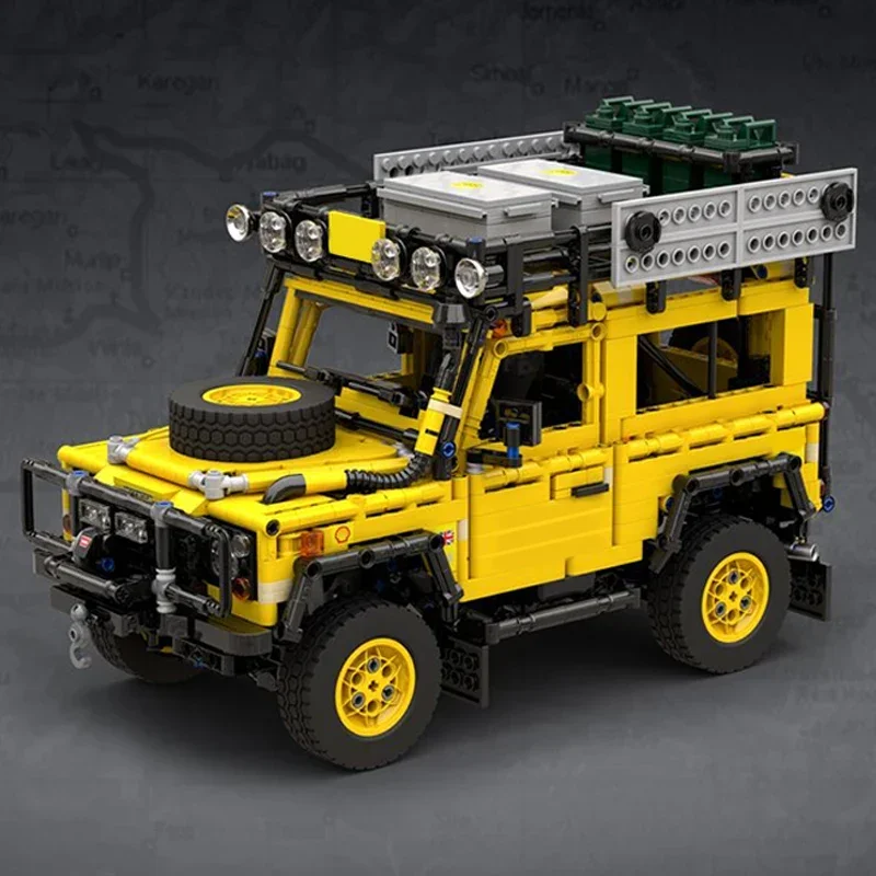 Moc-bloques de construcción modelo de coche clásico, medalla de oro, defensor, ladrillos técnicos, montaje de bricolaje, juguete de construcción para niños, regalo de vacaciones