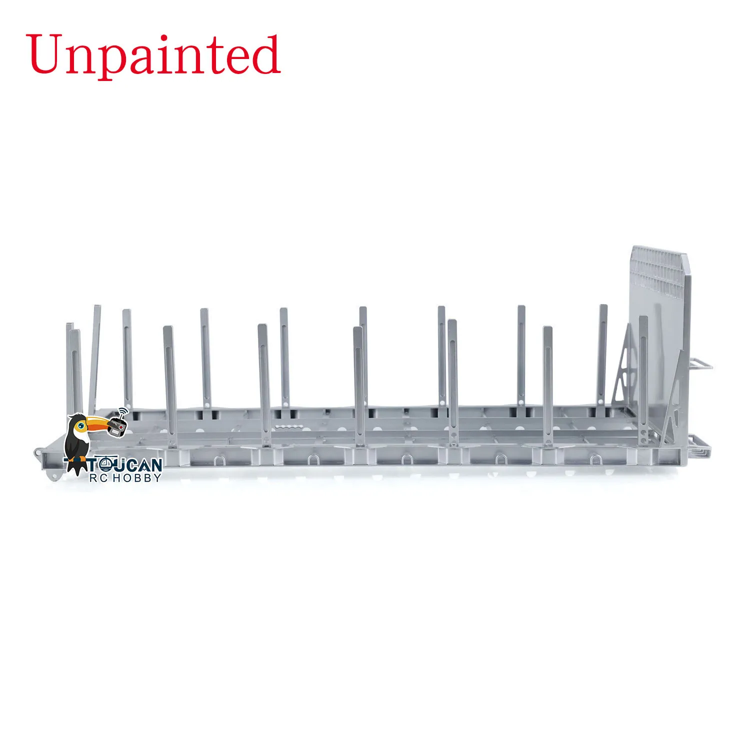 LESU 1/14 Metal Flatbed Trailer Spare Part for DIY Tamiyaya RC Tractor Truck Remote Control Dumper Tipper Model Toy TH01993