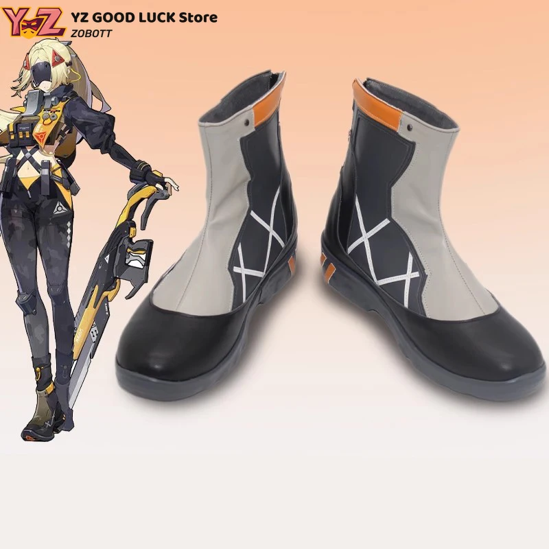 

Zenless Zone Zero Trigger Cosplay Shoes Cute Women Trigger Shoes Party Soft PU Leather Halloween Props Holiday Gifts