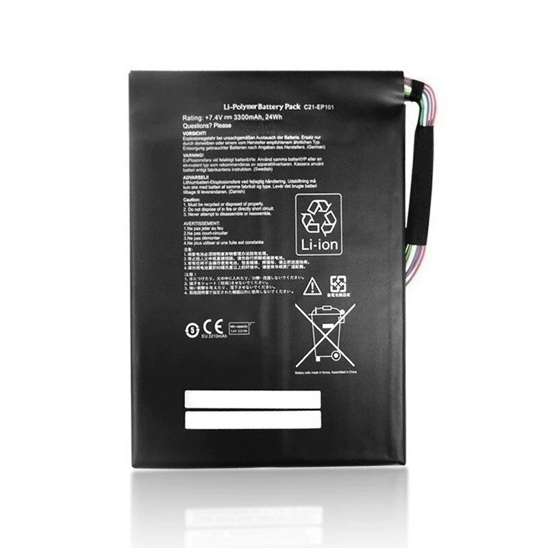 ASUS Eee Pad Slate EP121 B121-1A008F B121-1A001F용 7.4V 3300mAh 24Wh C21-EP101 노트북 배터리