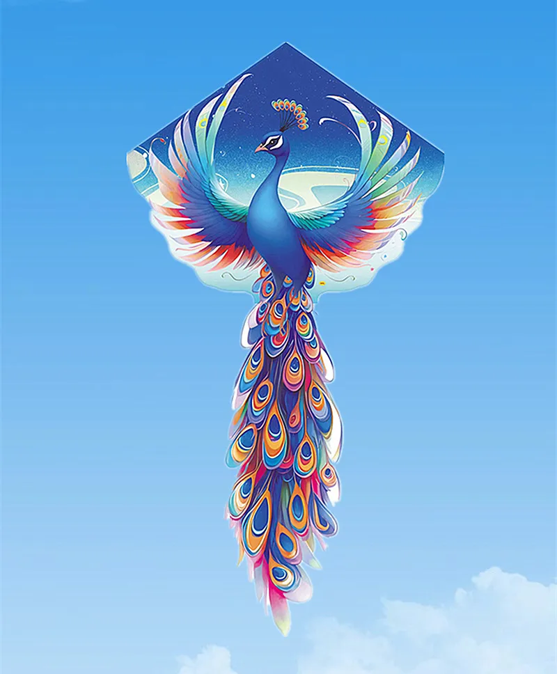 free shipping peacock kite drachen fliegen kinder outdoor games hand sanitizer flugdrachen large kite cerf volant enfants fun