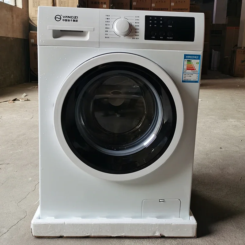 10kg Home Use Automatic Front-Loading Drum Washing Machine Stainless Steel Housing