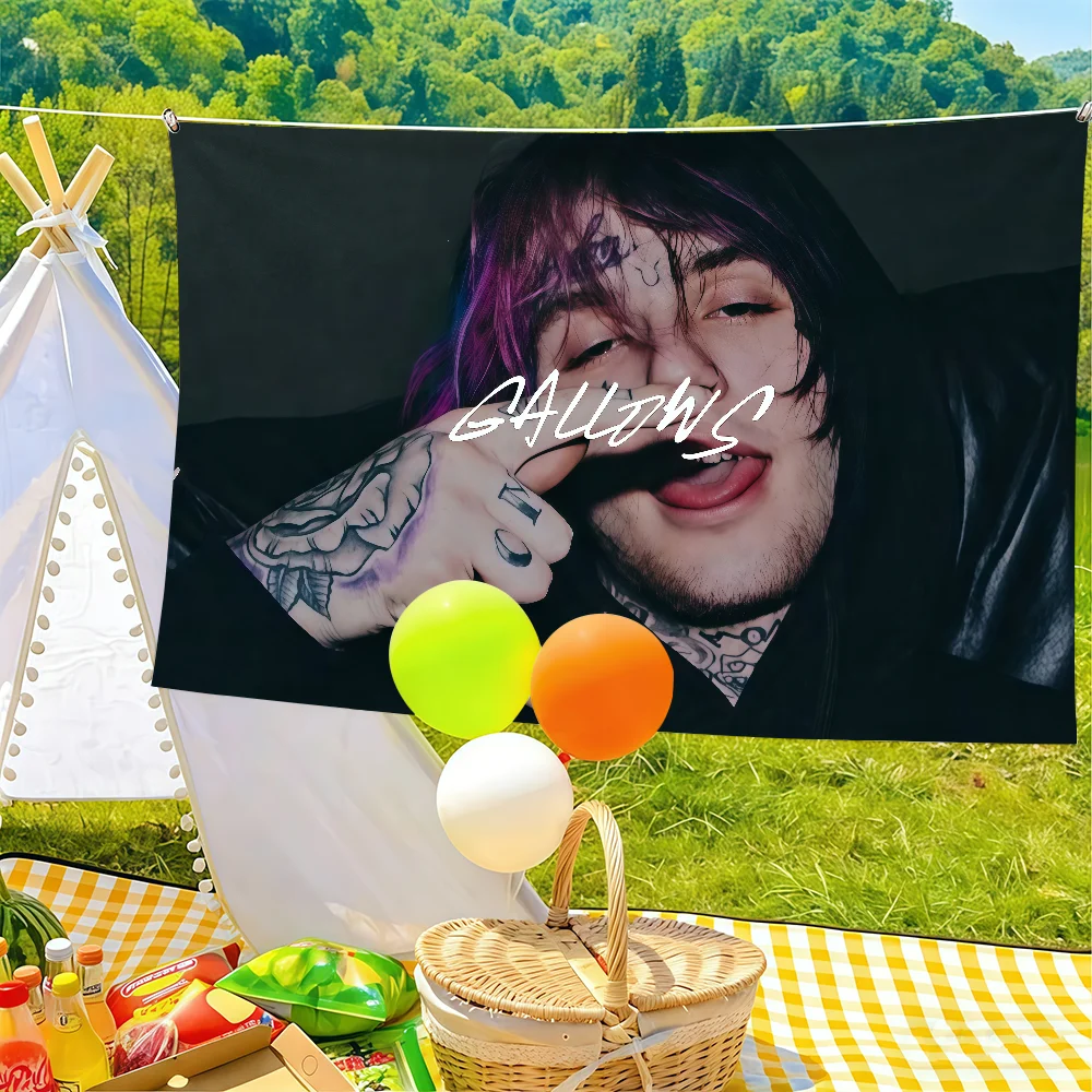 Rapper L-lil Peep Flag Suitable For Birthday Parties Living Room Bedroom And Outdoor Camping Decorations