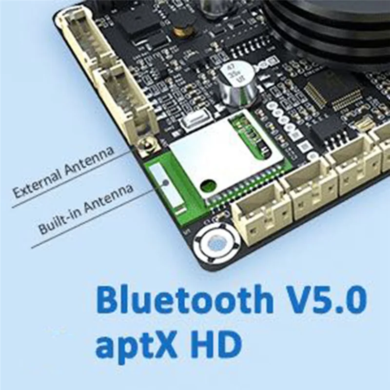 

D Audio Amplifier Board Audio Amplifier Board 2 X 50 Watt Class QCC3034 & ADAU1701 DSP - JAB3 Bluetooth 5.0 Home Speaker DIY