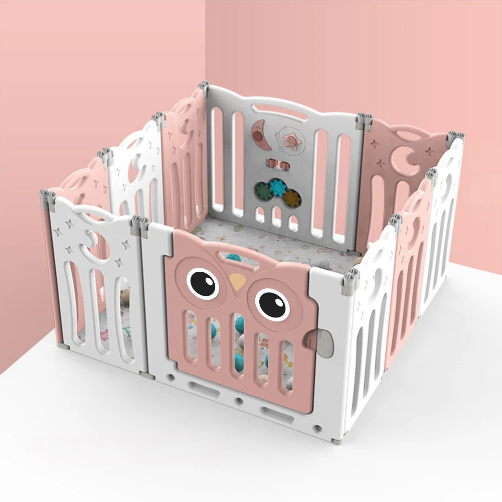 Foldable Baby Kid Playpen 10 Panel Safety Play Yard Home Activity Center