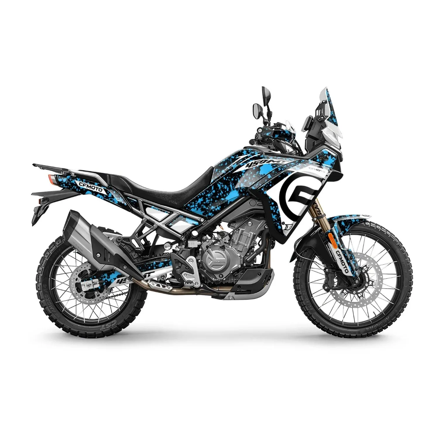 Motorcycle Body Fairing Sticker Decal Protective Street Bike Full Graphic Kit  For CFMOTO 450MT 2024-2026 Design 30