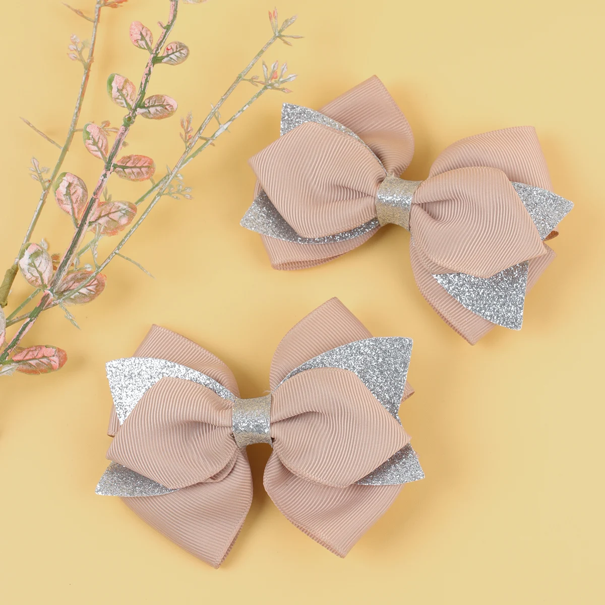 1/2PCS/Set Hair Bows Hair Clips For Cute Girls Hairgrip Handmade Hairpin Boutique Barrette Headwear Kids Hair Accessories