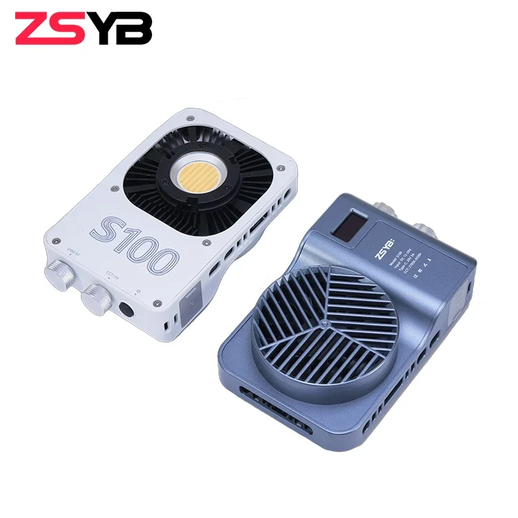 

Zsyb Portable Handheld White Blue Aluminum Housing 100w Mini Size Led Photographic Lighting For Outdoor Camera Video