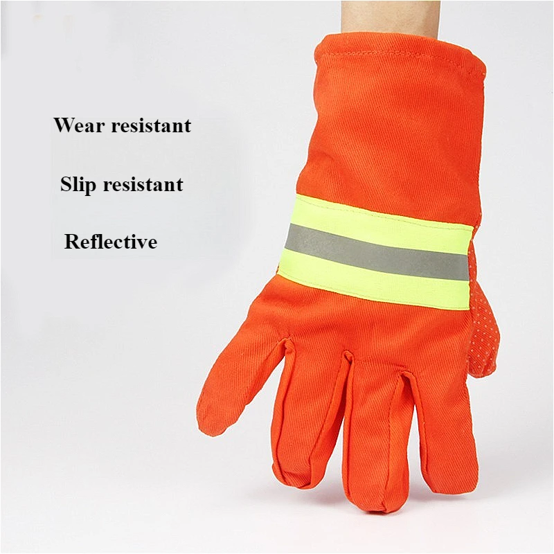 화재 장갑 화재 방지 소방관 장갑 두꺼운 내마모성 장갑 산불 진화 훈련 캠퍼스 화재 안전 활동