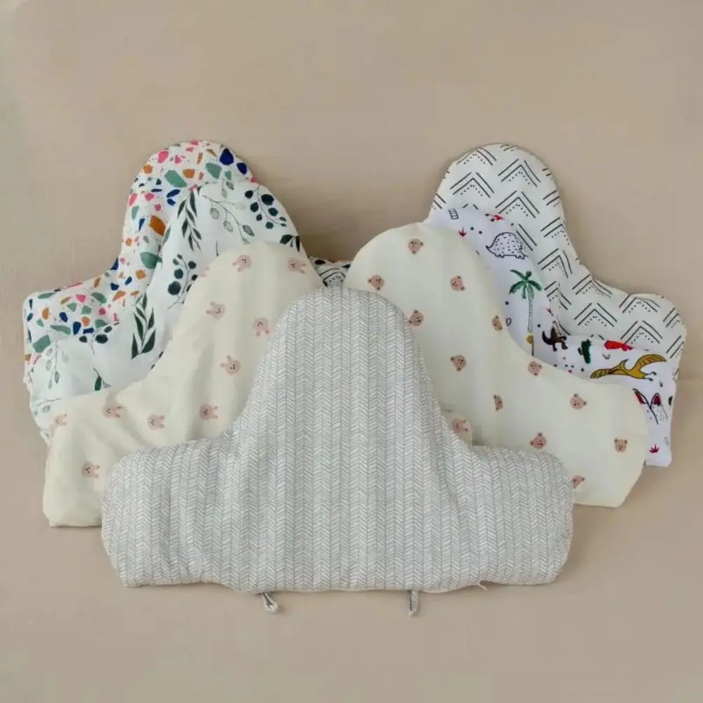 وسادة كرسي مرتفع للأطفال بلون سادة قابلة للطي لتدريب الجلوس وسادة قابلة للنفخ منزلية في الهواء الطلق