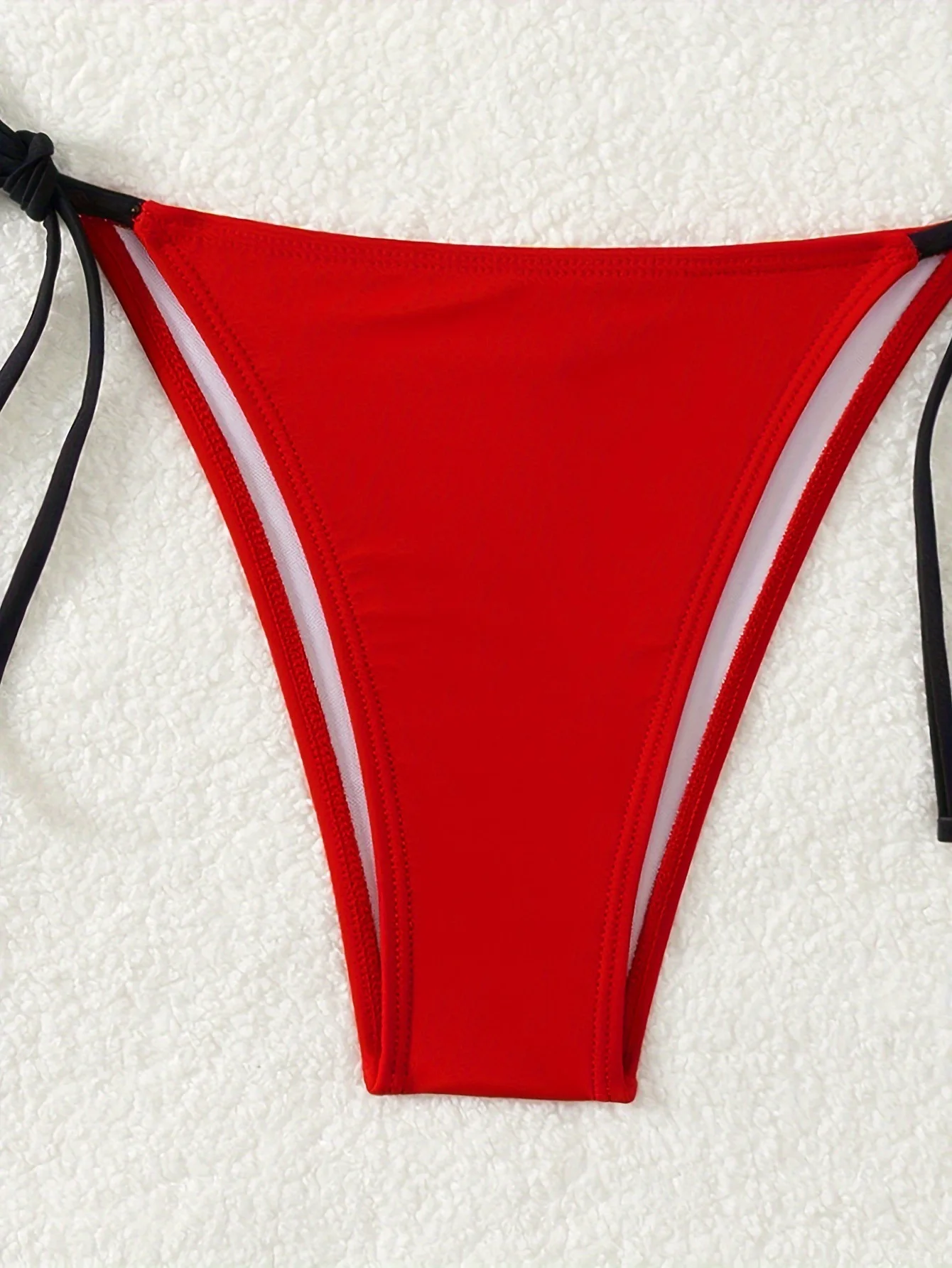 Conjuntos de bikinis de retales amarillos sexys, trajes de baño de dos piezas con lazo halter y cordón, traje de baño, traje de baño, bikini tankini