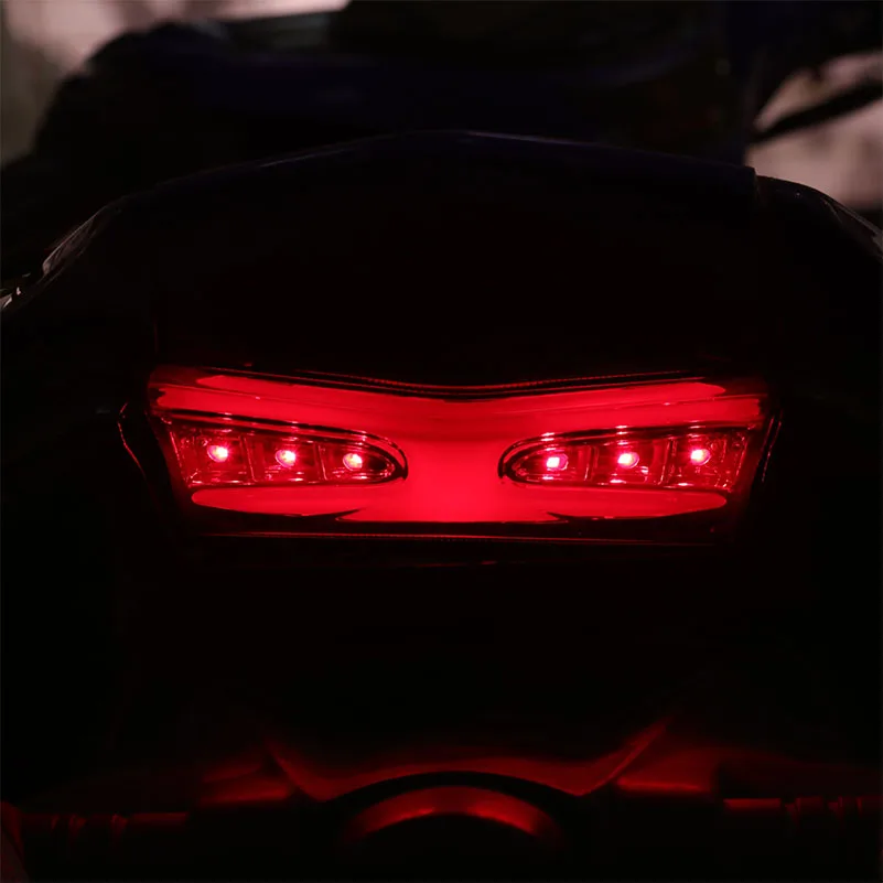 Smoke Multi-Color LED Rear Turn Signal Light High Quality ABS LED Tail Light for Yamaha NVX155 125 AEROX155.