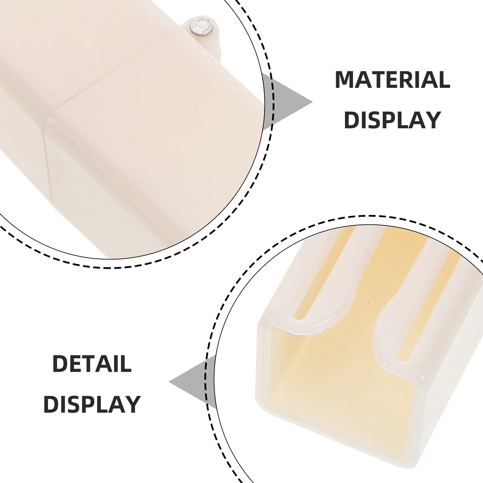 10 قطعة موصلات مسار الستار قابلة للطي موفرة للمساحة سهلة التركيب موصل السكك الحديدية البلاستيكية لأنظمة نافذة السقف المنزلية